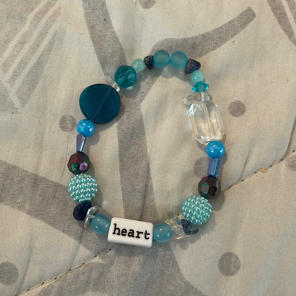 Homemade beaded bracelet